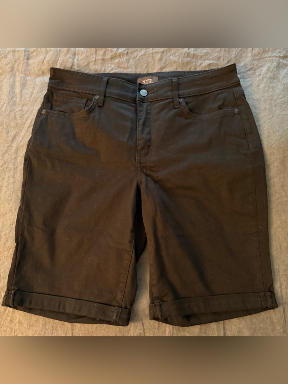 NYDJ Briella Women's Black Bermuda Shorts
